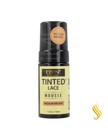 Ebin New York Tinted Lace Wig Knots Medium Brown Mousse 100 ml