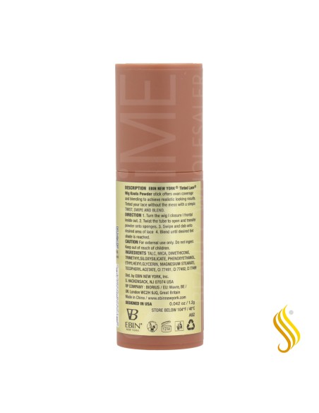 Ebin New York Tinted Lace Wig Knots Dark Brown Powder 1.2 gr