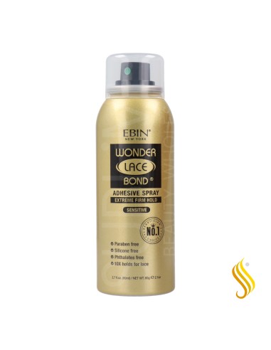 Ebin New York Wonder Lace Bond Adhésif Spray Sensible 80 ml