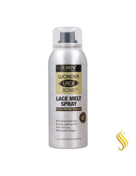 Ebin New York Wonder Lace Bond Lace Melt Silk Protein Biotin Aerosol Spray 80 ml