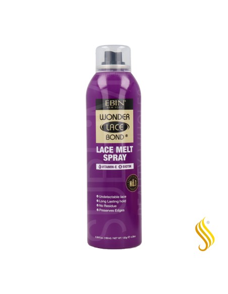 Ebin New York Wonder Lace Bond Lace Melt Vitamina E Biotina Aerossol Spray 180 ml