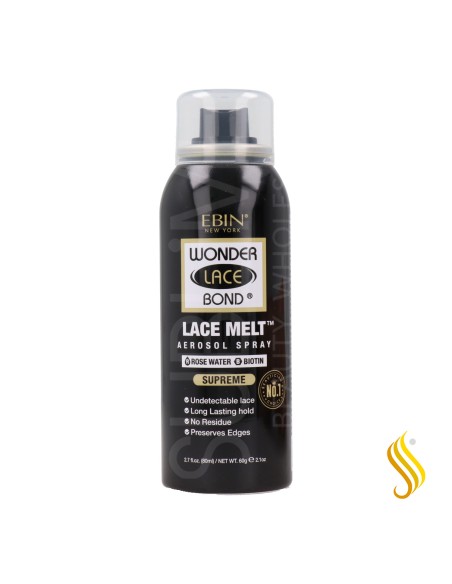 Ebin New York Wonder Lace Melt Aerosol Rosewater Spray 80 ml