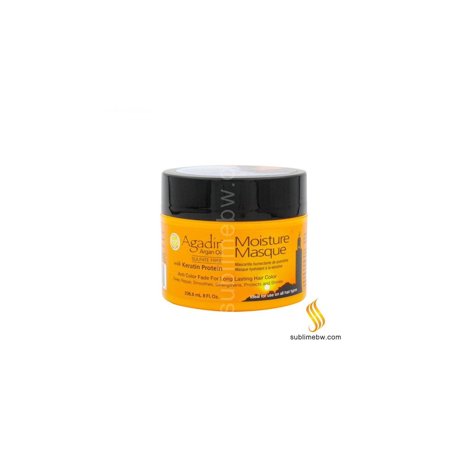 Agadir Argan Oil Hidratante Masque, 236 Ml 