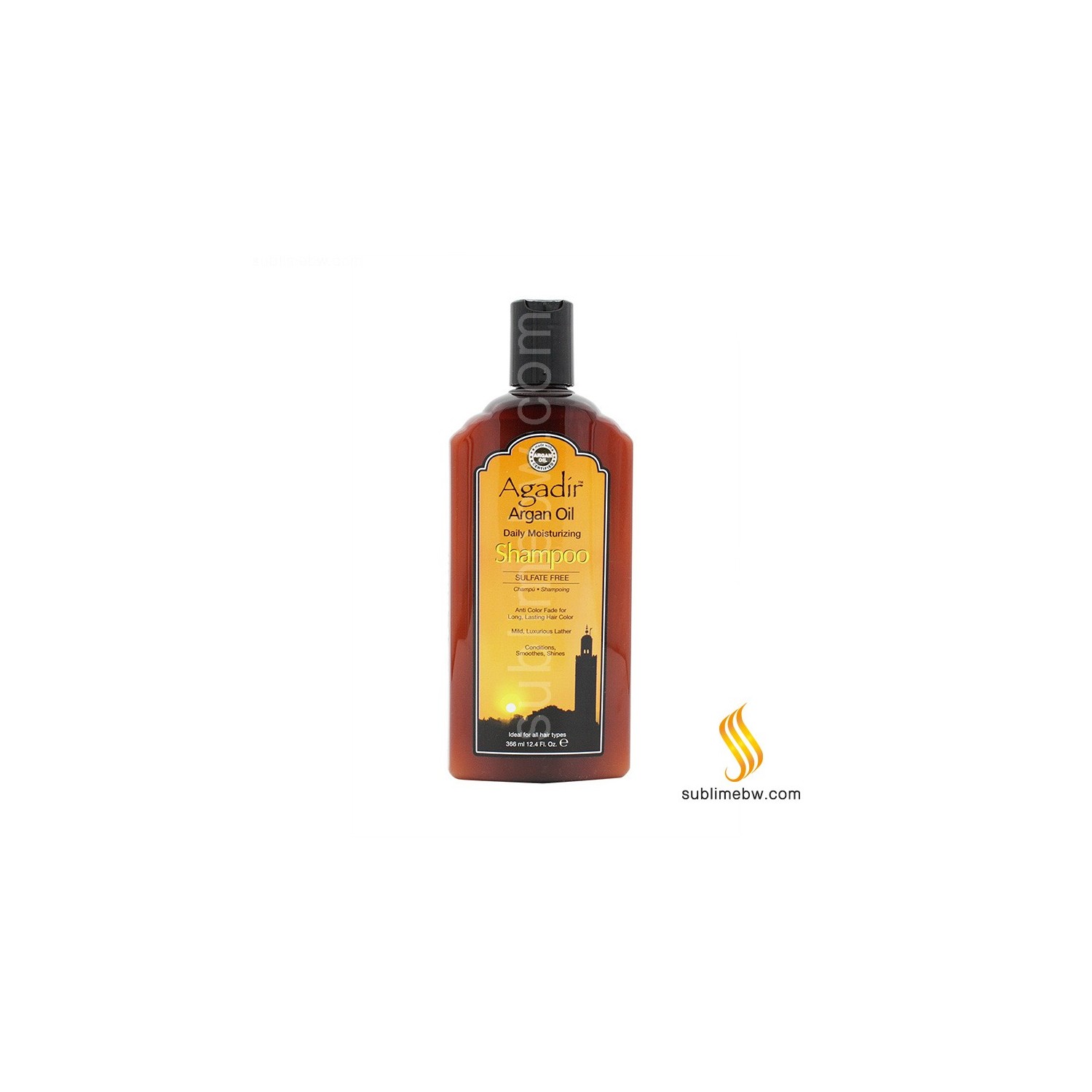 Agadir Argan Oil Shampooing Humectante Tous Les Jours, 366 Ml