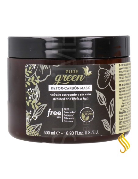 Pure Green Detox Carbón Mascarilla 500 ml