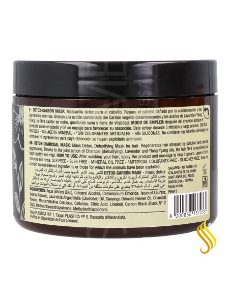 Pure Green Detox Carbón Mascarilla 500 ml