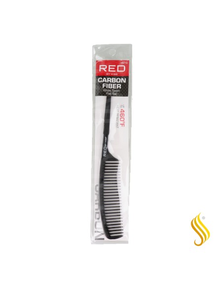 Red Kiss Carbon Wide Teeth Rat Tai