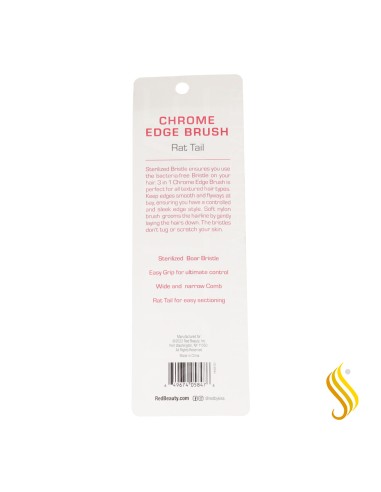 RED KISS EDGE BRUSH OMBRE CHROME RATTAIL (HH04)