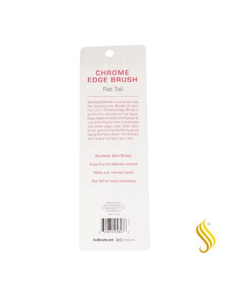 RED KISS EDGE BRUSH OMBRE CHROME RATTAIL (HH04)