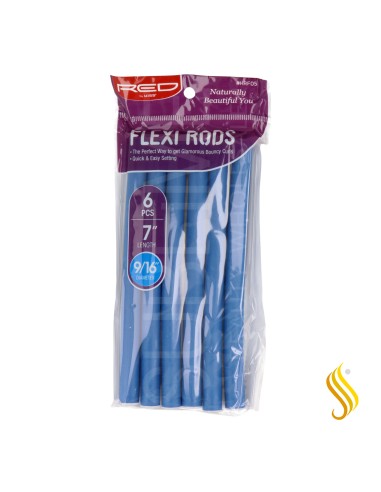 Red Kiss Flexi Rods 7" 9.16 6 Pièces Pack B