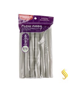 Red Kiss Flexi Rods 7" 11.16 6 Pièces Gris