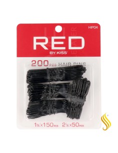 Épingles à cheveux Red Kiss 1 3.4 2 1.2 200 pièces noires