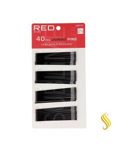Red Kiss Jumbo Pins 2 3.4 40 Pièces Noir
