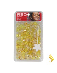 Perles de cheveux Red Kiss L 240 pièces (or Asst)