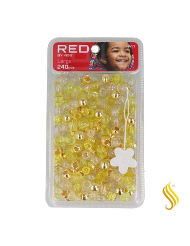 Contas de cabelo Red Kiss L 240 unidades (ouro ast)