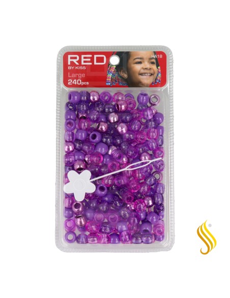 Perles de cheveux Red Kiss L 240 pièces (violet ass)