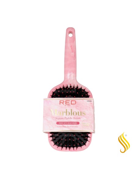 Brosse plate carrée Red Kiss Marblous Sanglier