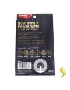 Red Kiss Power Wave Allumé Marbre Durag Soyeux 2