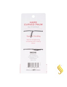 Brosse à paume courbée dure professionnelle Red Kiss 2