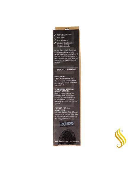 Brosse à barbe Red Kiss Premium à manche long