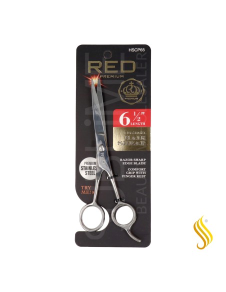 Tesoura para cabelos lisos Red Kiss Premium 6.5