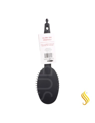 Red Kiss Rubberized Paddle Brush (Oval)