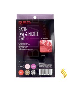 Bonnet jour et nuit en satin Red Kiss assorti 2