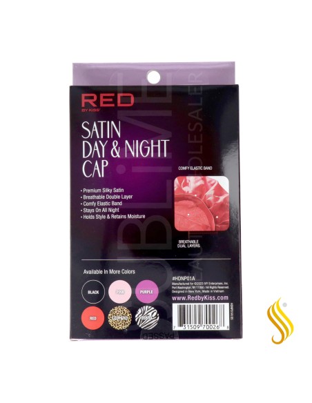 Boné Red Kiss Satin Day & Night sortido