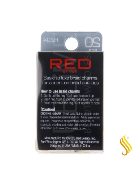 Charme Tresse Baiser Rouge Hz04