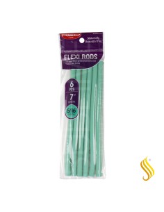 Red Kiss Flexi Rods 7" 5.16 6 Pièces Vert