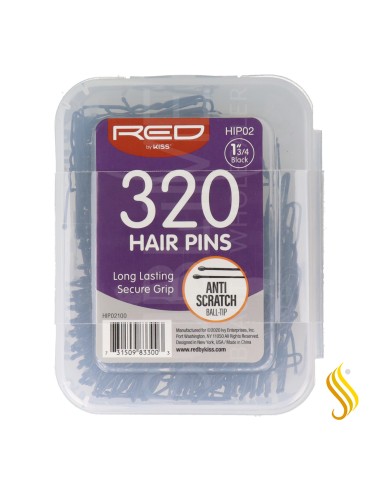 Épingles à cheveux Red Kiss 1 3.4 320 pièces noires