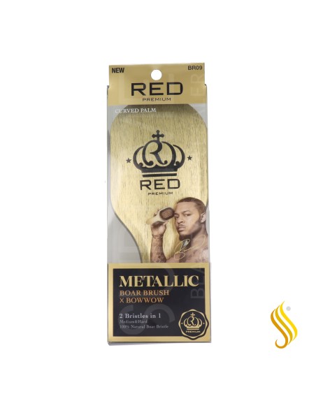 Red Kiss Premium Brosse à Sanglier Mixte Métallique Or Cl