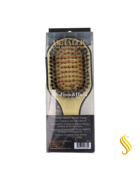 Red Kiss Premium Brosse à Sanglier Mixte Métallique Or Cl