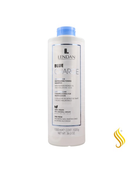 Lendan Blue Charge Shampooing Anti Jaune 1000 ml