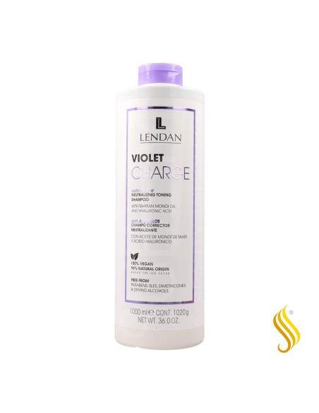 Lendan Violet Charge Shampooing Anti-Jaune 1000 ml