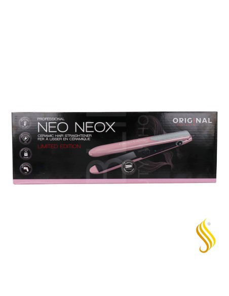Sinelco Neox Ceramic Flat Iron Pink/Silver Cold