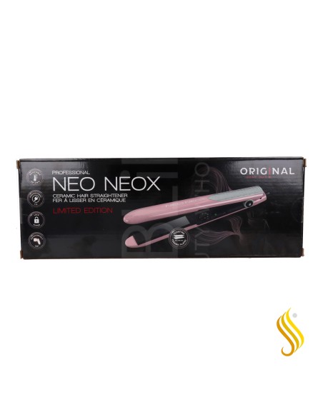 Sinelco Neox Ceramic Flat Iron Pink/Silver Cold