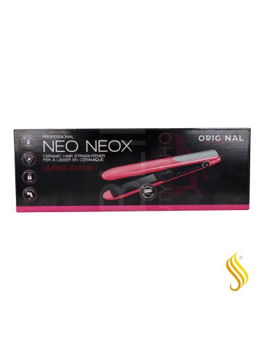 Sinelco Neox Ceramic Flat Iron Pink/Fluorescent Silver