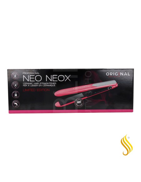 Sinelco Neox Ceramic Flat Iron Pink/Fluorescent Silver