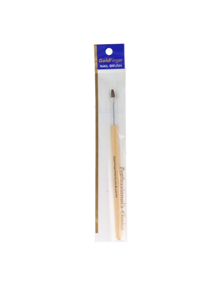 RED KISS GOLD FINGER FLAT ACRYLIC BRUSH No4 (GABR200)
