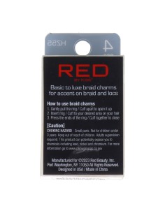 Charm Tresse Baiser Rouge Hz55 2