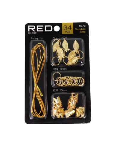 Charm Tresse Baiser Rouge Hz78