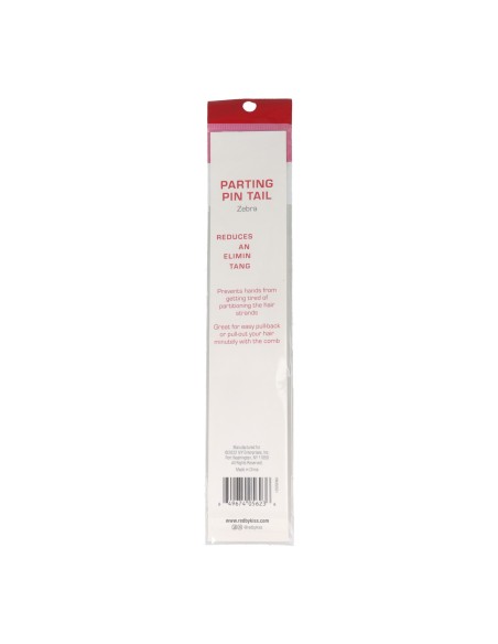 Pente de cauda com alfinete de separação Red Kiss Zebra