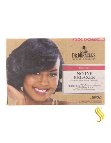 Dr.Miracles Super No Lye Relaxer 1/App avec Protéines