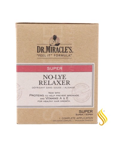 Dr.Miracles Super No Lye Relaxer 1/App avec Protéines
