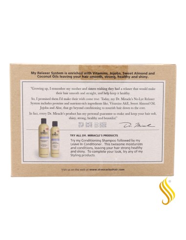 Dr.Miracles Super No Lye Relaxer 1/App avec Protéines
