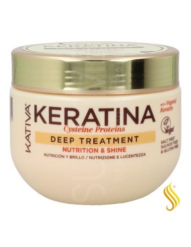 Kativa Kératine Traitement Profond Nutrition & Brillance 300 ml
