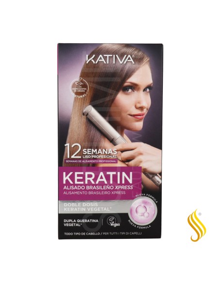 Kativa Kit Alisamento Brasileiro Express Queratina Dose Dupla 150 ml