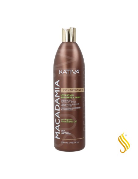 Kativa Macadamia Acondicionador Hydra Softness & Shine 550 ml