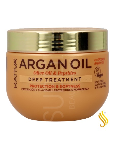 Kativa Traitement Protection Profonde & Douceur à l'Huile d'Argan 300 ml